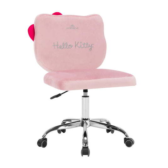 Impressions Hello Kitty Face Swivel Vanity Chair HK229-PNK (1pc Pink)