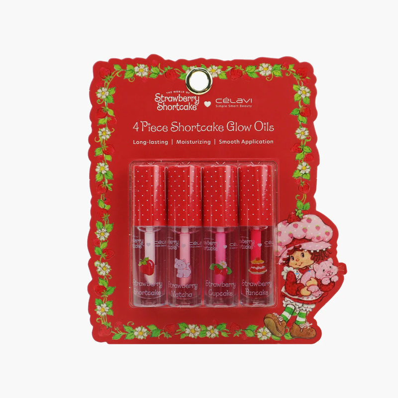Load image into Gallery viewer, Lips-Celavi Strawberry Shortcake 4pc Lip Oil Set SS45923 ($4 each, 4pc bundle)

