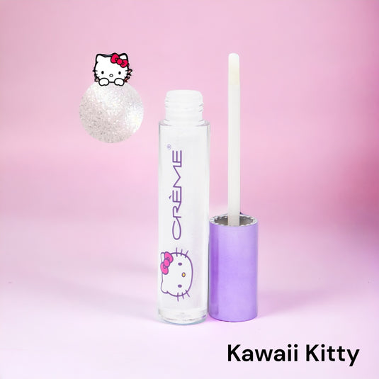 Lips- The Creme Shop x Hello Kitty Jelly Glaze High Shine Gloss- Kawaii Kitty HKLG9385-1 (4pc bundle,$6.50 each)