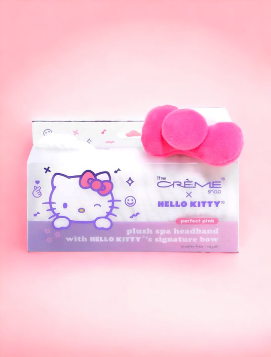 Skincare- The Creme Shop Hello Kitty Signature Bow Spa Headband- Perfect Pink HKPH9663 (6pc pack,$7 each)