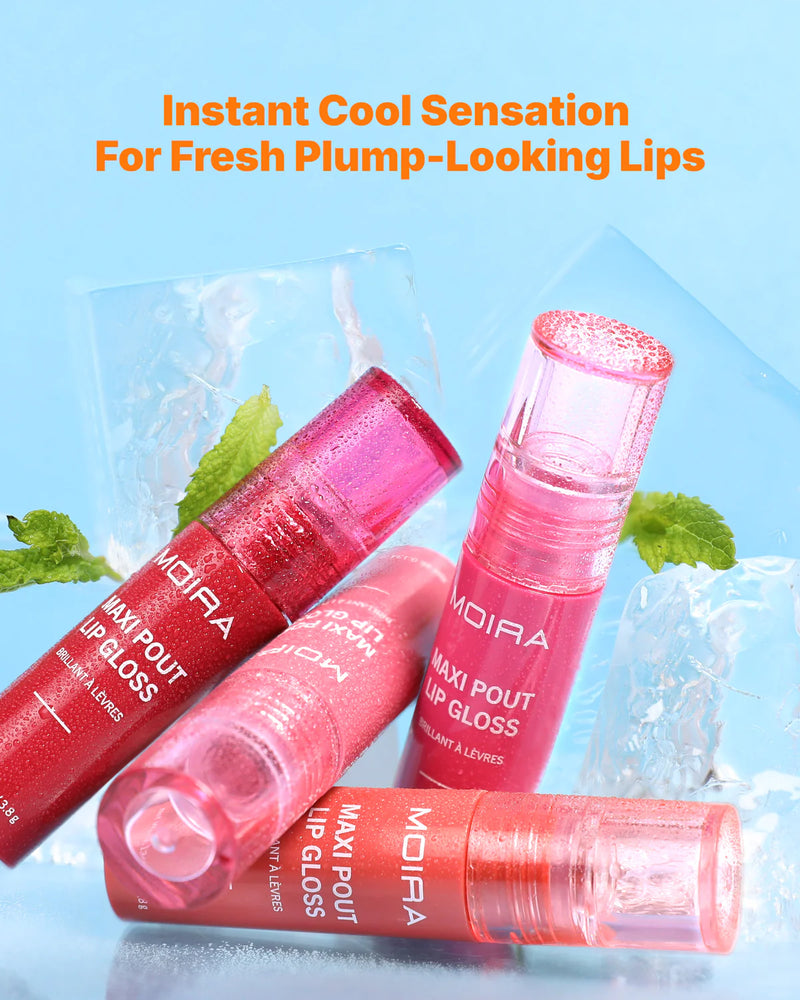 Load image into Gallery viewer, Lips-Moira Maxi Pout Lip Gloss Complete Display MPLG ($3.50 each, 72pc + 12 samples )
