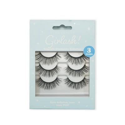 Eyes- Kara Beauty Girlash! 3D Faux Mink Natural Effect Lashes 3 PAIRS LG3210 (12pc box, $3 each)