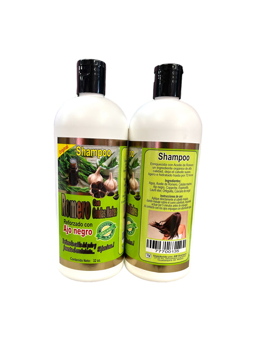 Hair- Shampoo Romero con Celulas Madres 32oz. (4pc bundle, $4.50 each)