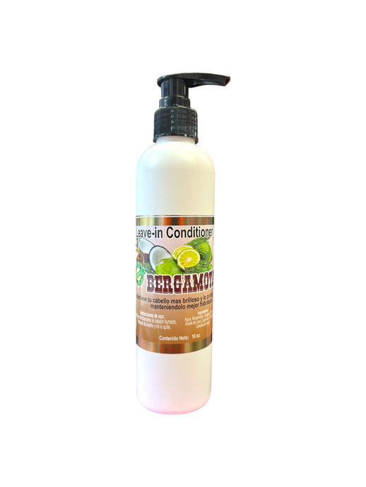 Hair- Leave In Conditioner Bergamota con Aceite de Coco Colágeno y Romero 10oz (4pc bundle, $3 each)