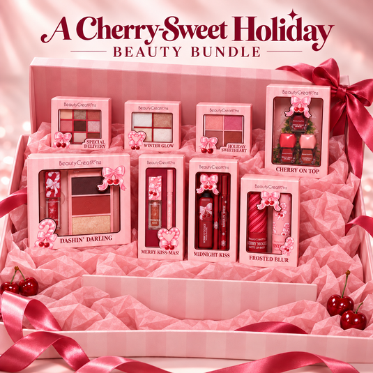 Face-Beauty Creations Cherry Christmas Collection Bundle #1 (8pc bundle, 1 of each product)