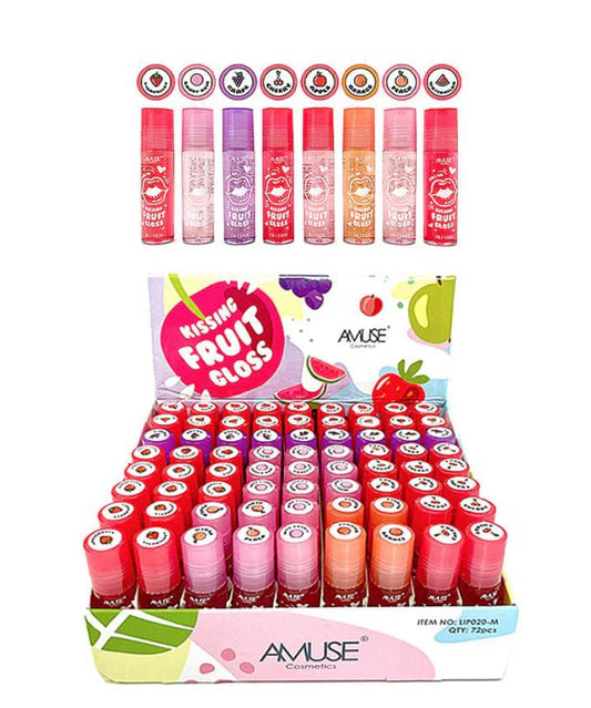 Lips-Amuse Kissing Fruit Gloss LIP020-1M ($0.44 each, 36pc display)