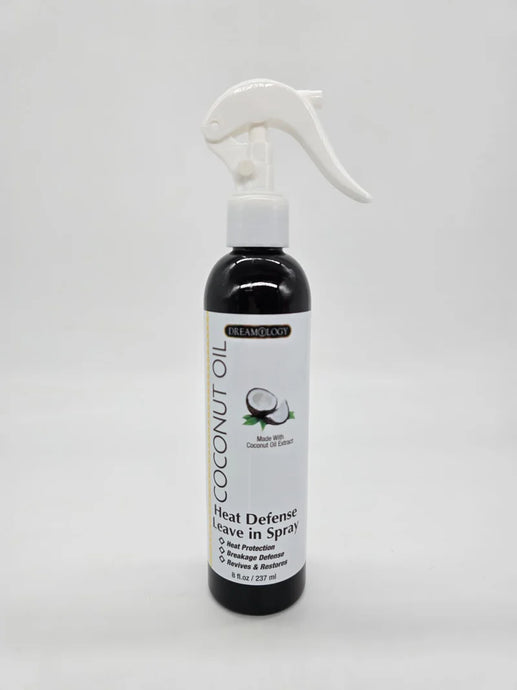 Hair-Dreamology Heat Defense Leave in Spray Keratin Coconut Oil  #27295 ($2 each, 6pc bundle)