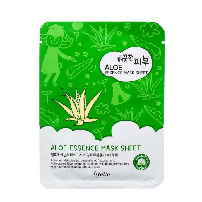 Skincare- Esfolio Pure Essence Face Sheets ALOE (10pc box)