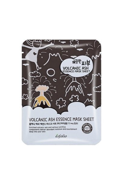 Load image into Gallery viewer, Skincare- Esfolio Pure Essence Face Sheets VOLCANIC ASH (10pc box)
