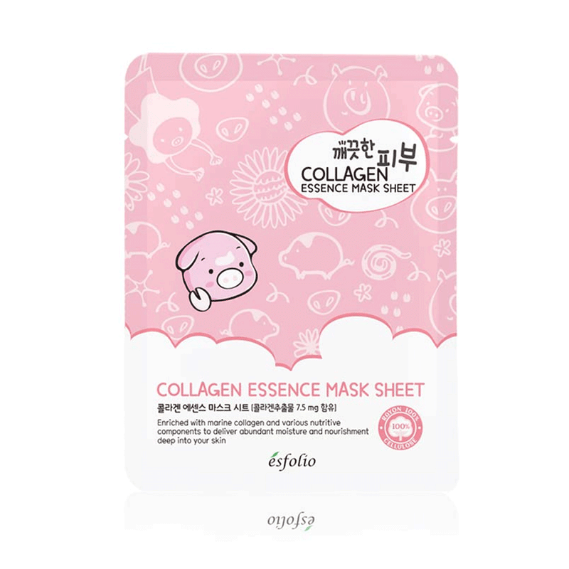 Load image into Gallery viewer, Skincare- Esfolio Pure Essence Face Sheets COLLAGEN (10pc box)
