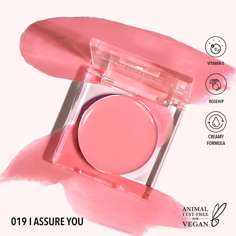 Load image into Gallery viewer, Face- Moira Loveheat Cream Blush CRB019 I Assure You (3pc bundle, $3.50 each)
