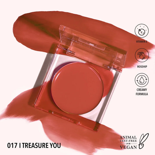 Face- Moira Loveheat Cream Blush CRB017 I Treasure You (3pc bundle, $3.50 each)