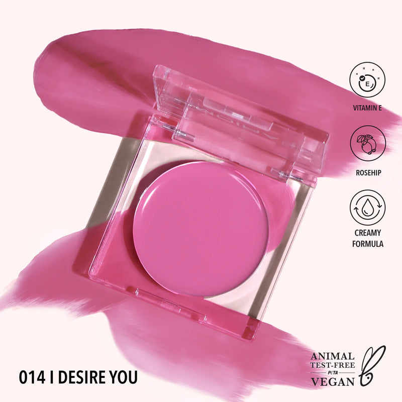 Load image into Gallery viewer, Face- Moira Loveheat Cream Blush CRB014 I Desire You (3pc bundle, $3.50 each)
