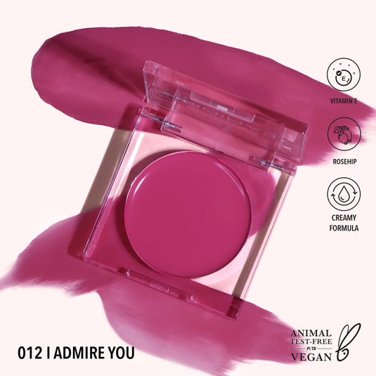 Face- Moira Loveheat Cream Blush CRB012 I Admire You (3pc bundle, $3.50 each)