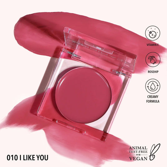 Face- Moira Loveheat Cream Blush CRB010 I Like You (3pc bundle, $3.50 each)