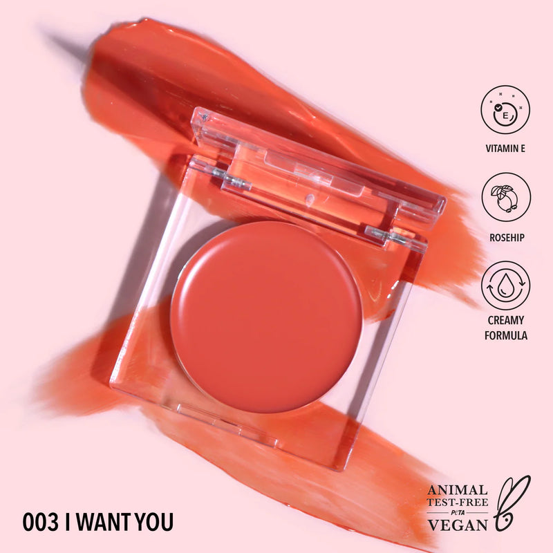 Load image into Gallery viewer, Face- Moira Loveheat Cream Blush CRB003 I Want You (3pc bundle, $3.50 each)
