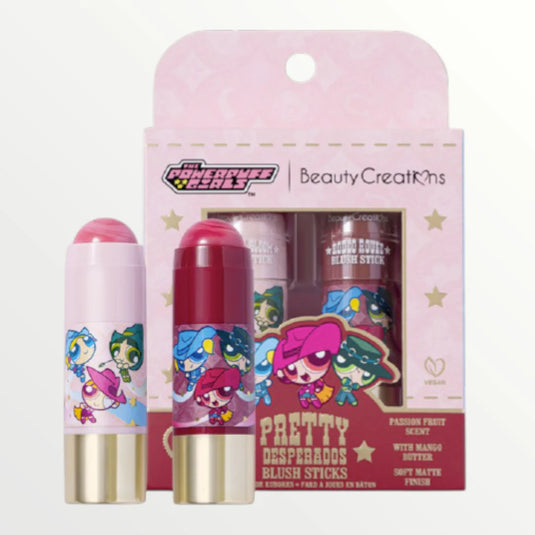 Face-Beauty Creations The Powerpuff Girls Pretty Desperados Blush Sticks #PPG-BSS ($6.50 each, 4pc bundle)
