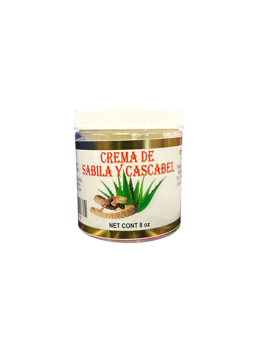 Skincare- Crema de Sabila y Cascabel 8oz (4pc bundle, $4 each)