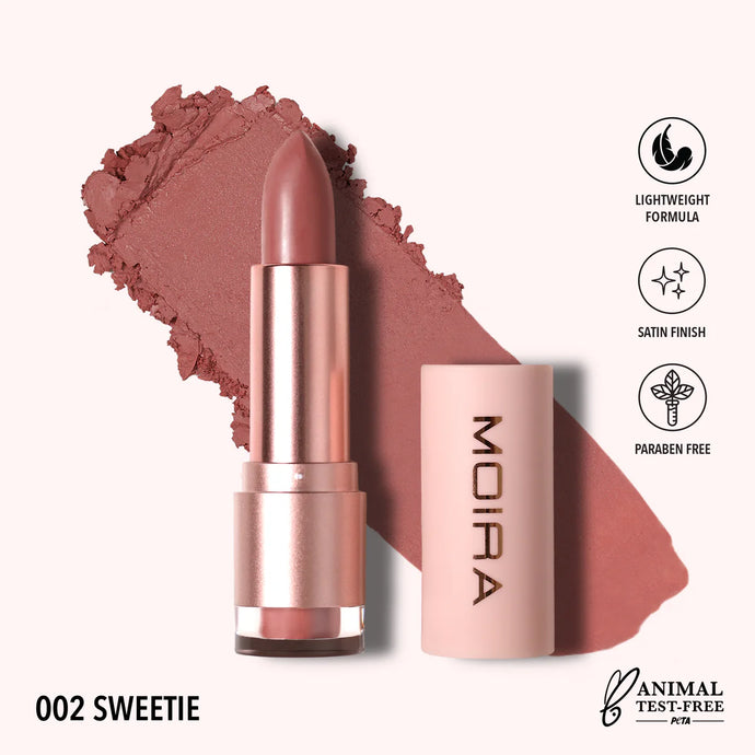 Lips- MOIRA Goddess Lipstick- GDL002 Sweetie (3pc Bundle, $3 each)