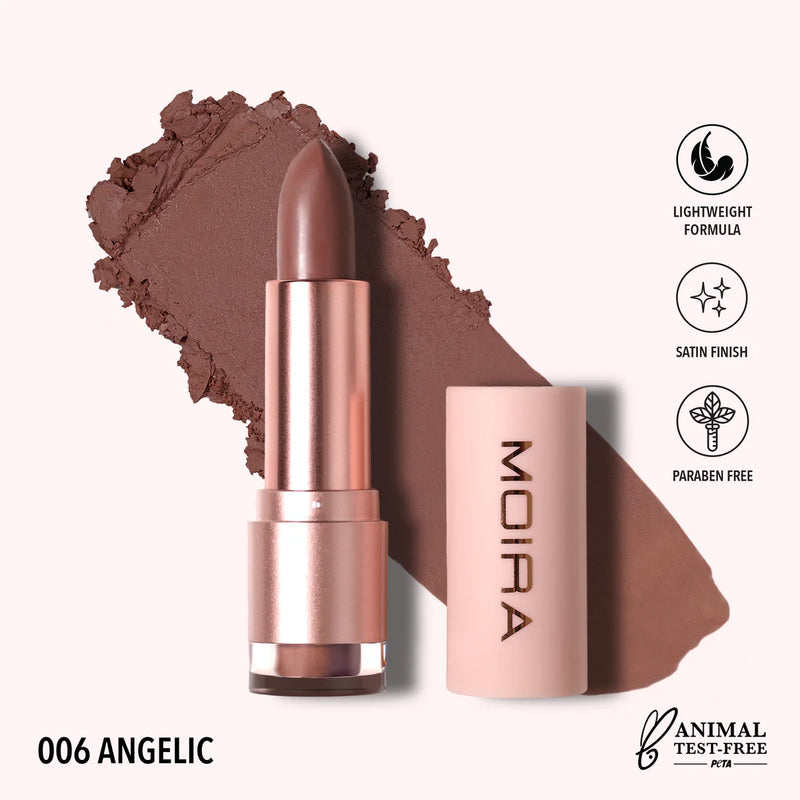 Load image into Gallery viewer, Lips- MOIRA Goddess Lipstick- GDL006 Angelic (3pc Bundle, $3 each)
