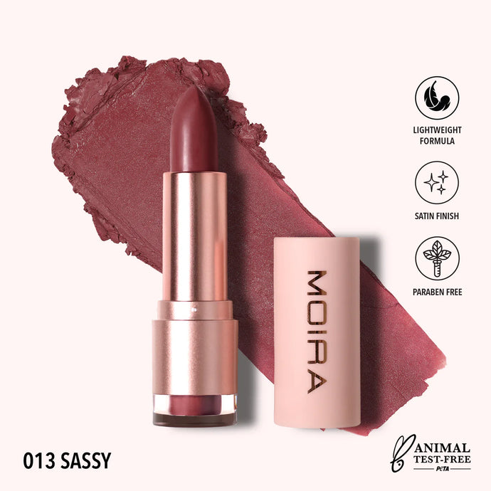 Lips- MOIRA Goddess Lipstick- GDL013 Sassy (3pc Bundle, $3 each)