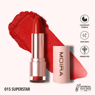 Lips- MOIRA Goddess Lipstick- GDL015 Superstar (3pc Bundle, $3 each)