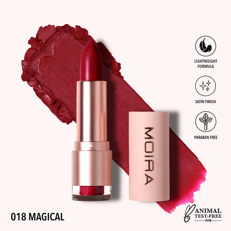 Load image into Gallery viewer, Lips- MOIRA Goddess Lipstick- GDL018 Magical (3pc Bundle, $3 each)
