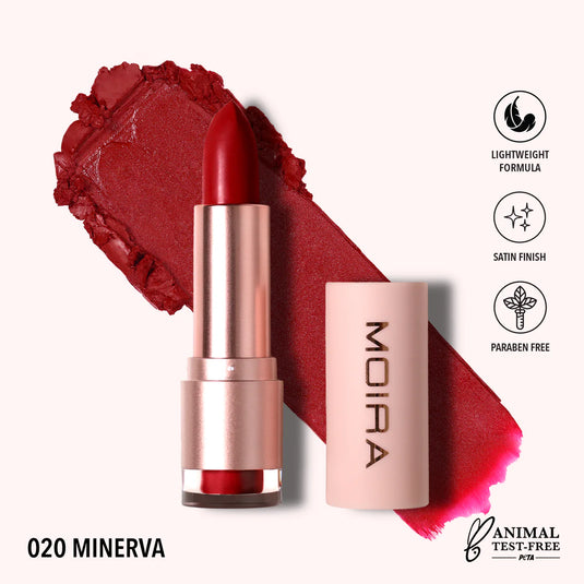 Lips- MOIRA Goddess Lipstick- GDL020 Minerva (3pc Bundle, $3 each)