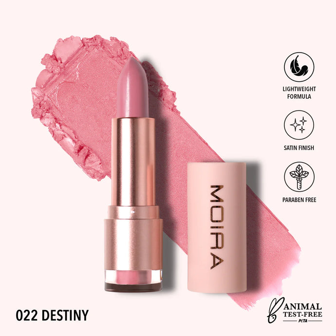 Lips- MOIRA Goddess Lipstick- GDL022 Destiny (3pc Bundle, $3 each)