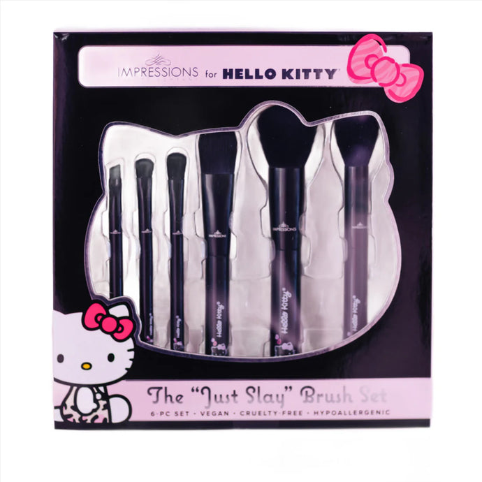 Brushes- Impressions Hello Kitty The adjust Slay 6pc Brush Set HK6BS05-BLK (3pc bundle, $13 each)