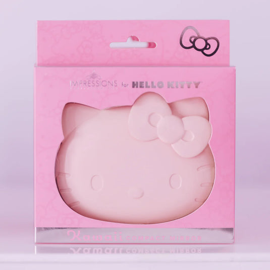 Novelties- Impressions Hello Kitty Matte Pink Kawaii Compact Mirror HK06-MPNK (3pc bundle, $19 each)