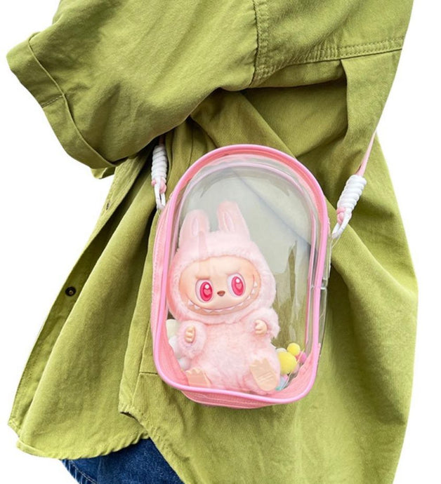 Novelties-Clear Doll Monster Crossbody Bag 2 Of Each Color ($6 each, 4pc bundle, 2/2)