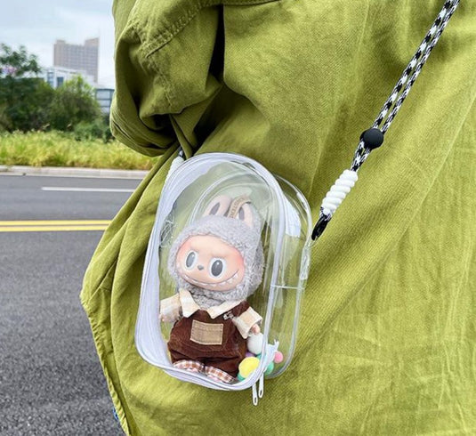 Novelties-Clear Doll Monster Crossbody Bag 2 Of Each Color ($6 each, 4pc bundle, 2/2)
