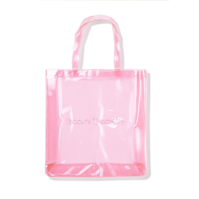 Novelties- Beauty Creations Pink Tote Bag VPFP (6pc bundle, $5 each)