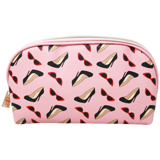 Novelties-Clementine & Jane Black Heels & Red Sun Glasses Cosmetic Bag CJ-LDNB07-SUN ($4 each, 4pc bundle)