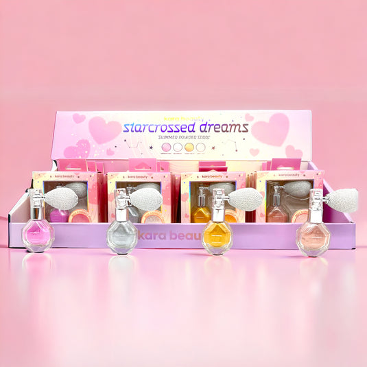 Face- Kara Starcrossed Dreams Shimmer Powder Spray (12pc display + samples)