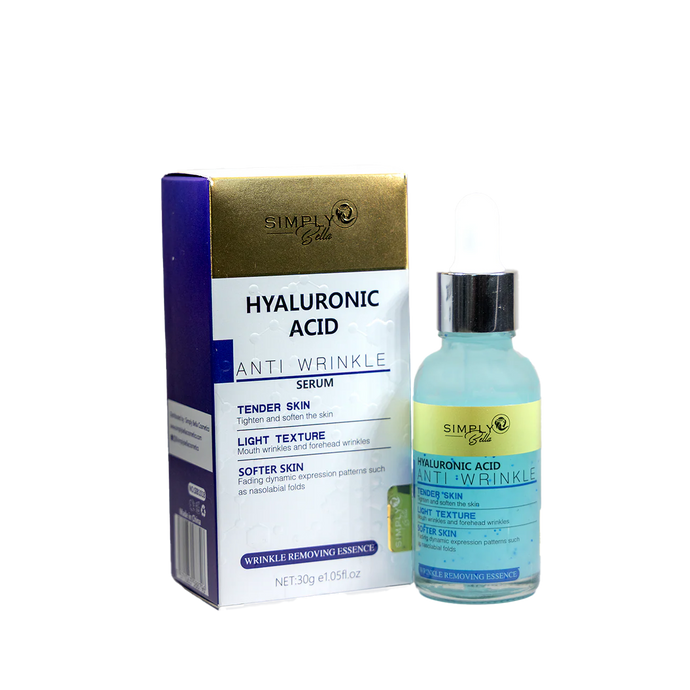 Skincare-Simply Bella Anti-Wrinkle Serum Hyaluronic Acid SIB1018 ($2.25 each, 4pc bundle)
