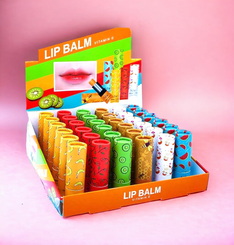 Load image into Gallery viewer, Lips- She Fruit Lip Balm LB418 (36pc display)
