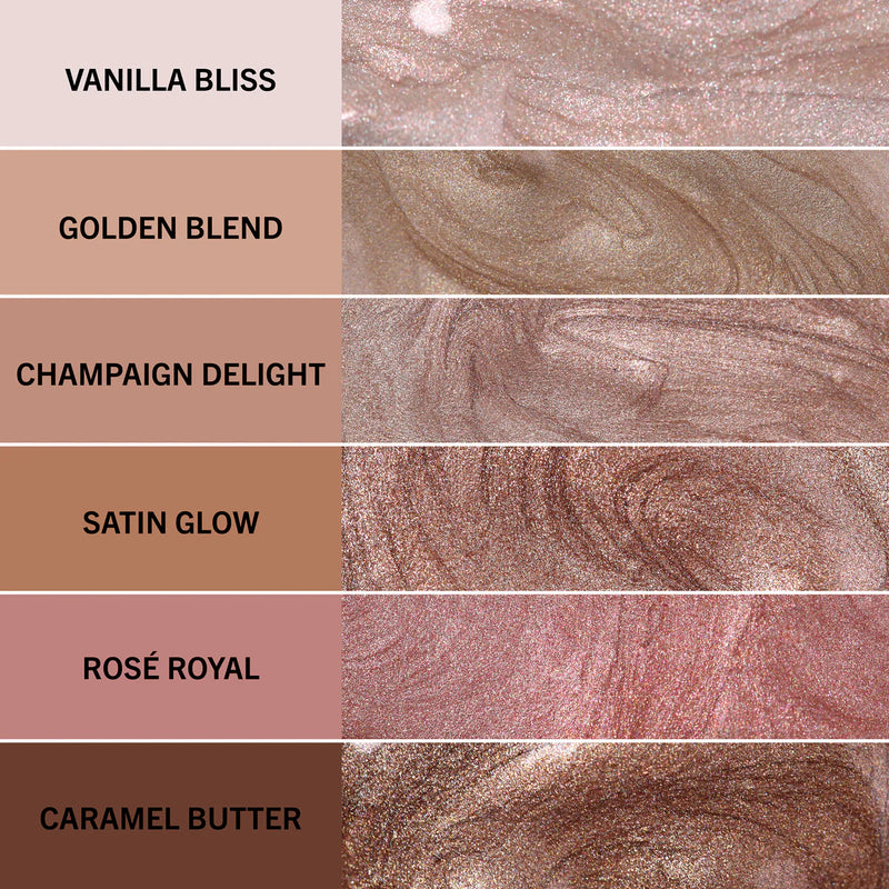 Load image into Gallery viewer, Face- Moira Glow Show Liquid Highlighter GSLH 002 Golden Blend (3pc bundle, $3.50 each)
