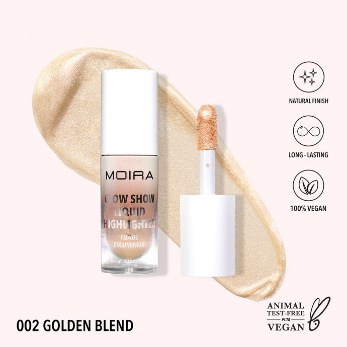 Face- Moira Glow Show Liquid Highlighter GSLH 002 Golden Blend (3pc bundle, $3.50 each)