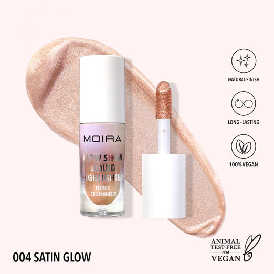 Face- Moira Glow Show Liquid Highlighter GSLH 004 Satin Glow (3pc bundle, $3.50 each)