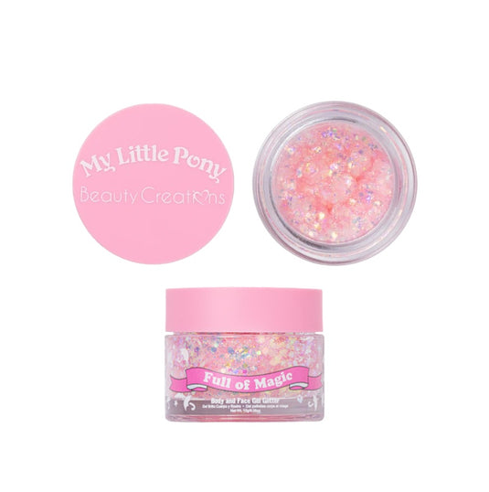 Beauty Creations x My Little Pony Full Of Magic Body & Face Gel Glitter - PARASOL MLP-BFG2 (4pc bundle, $3.50 each)