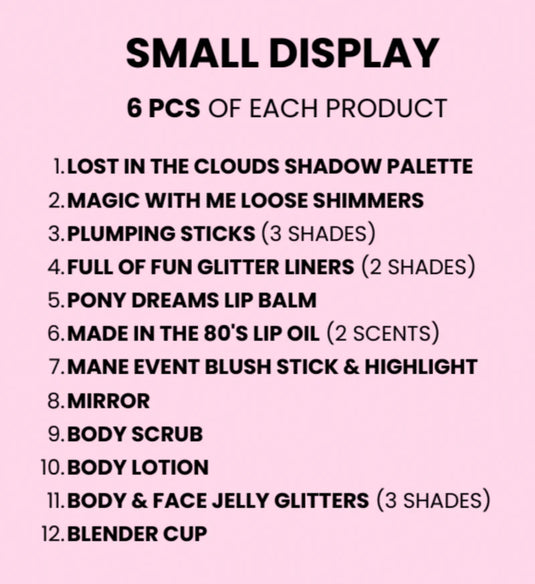 Beauty Creations x My Little Pony Table Top Full Display (1pc)