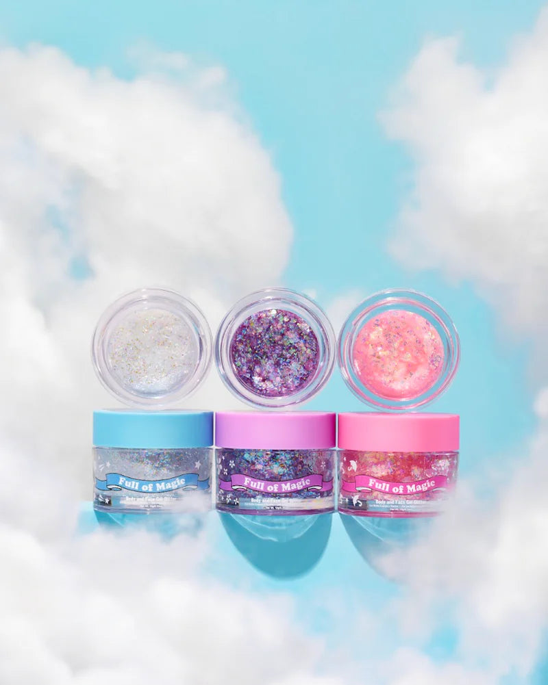 Load image into Gallery viewer, Beauty Creations x My Little Pony Full Of Magic Body &amp; Face Gel Glitters MLP-BFG 1-3 MIX 2/2/2 (6pc bundle, $3.50 each)
