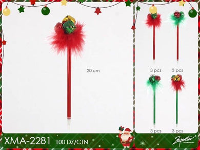 Novelties-Christmas Pens XMA-2281 (12pc pack)