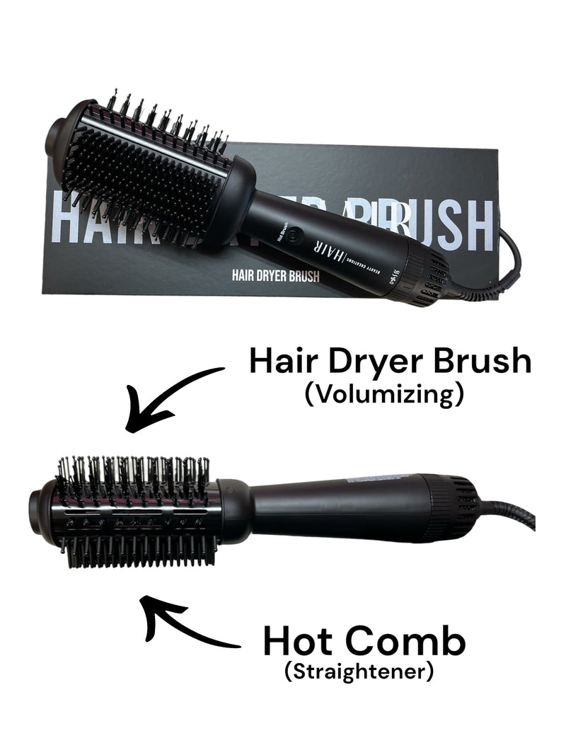 Load image into Gallery viewer, Hair-Beauty Creations Hair Dryer Brush HDB-BLACK (2pc bundle, $26 each)
