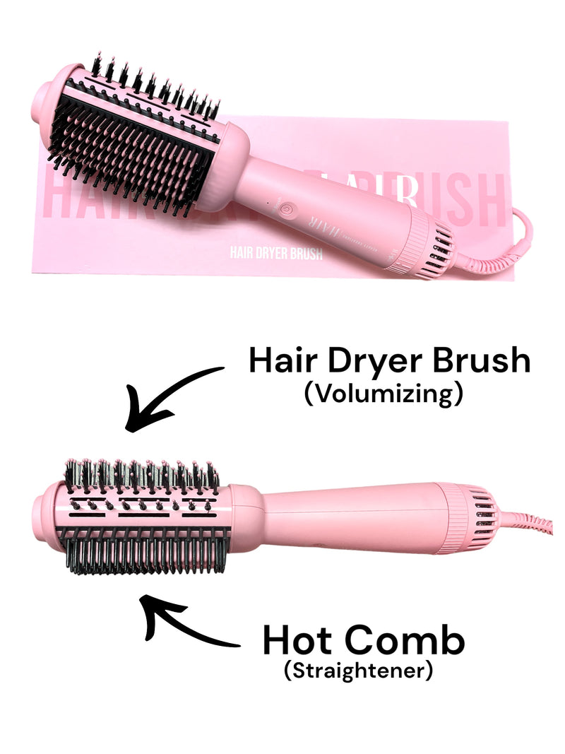 Load image into Gallery viewer, Hair-Beauty Creations Hair Dryer Brush HDB-PINK (2pc bundle, $26 each)
