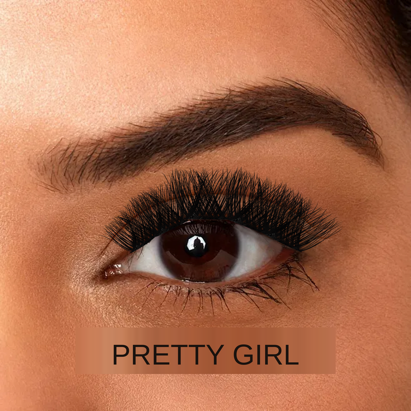 Load image into Gallery viewer, Eyes- Coquette Faux Mink Lash DIY Kit PRETTY GIRL #DIY47 ($7 each, 4pc bundle)
