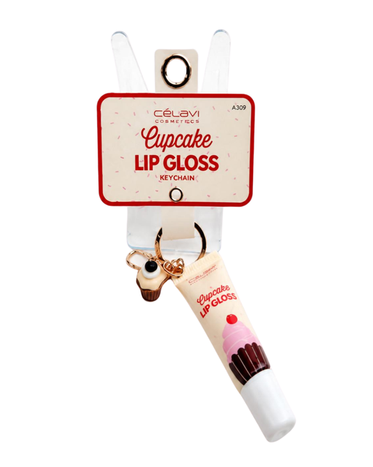 Lips-Celavi Cupcake Lip Gloss Keychain LP023 ($2.50 each, 6pc bundle)