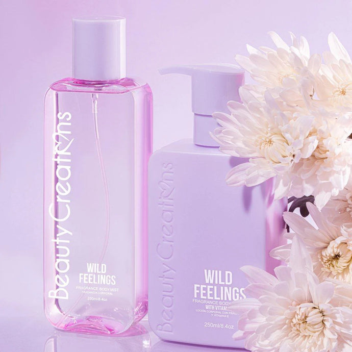 Skincare- Beauty Creations Fragrance Body Lotion & Mist- BLBSSET-01 Wild Feeling (4pc bundle, $7 each)